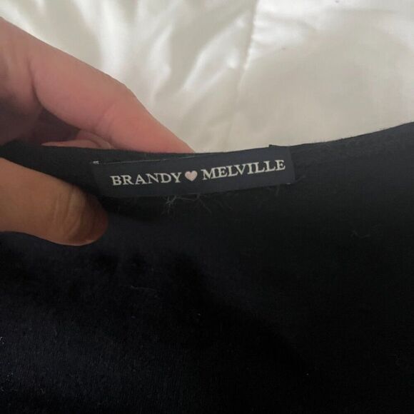 Brandy Melville / John Galt Rae Top Black One Side - Picture 4 of 10